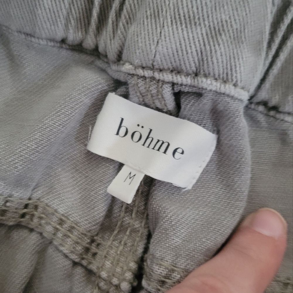 Bohme Gray Jogger Track Pants Relaxed Fit - Picture 2 of 2